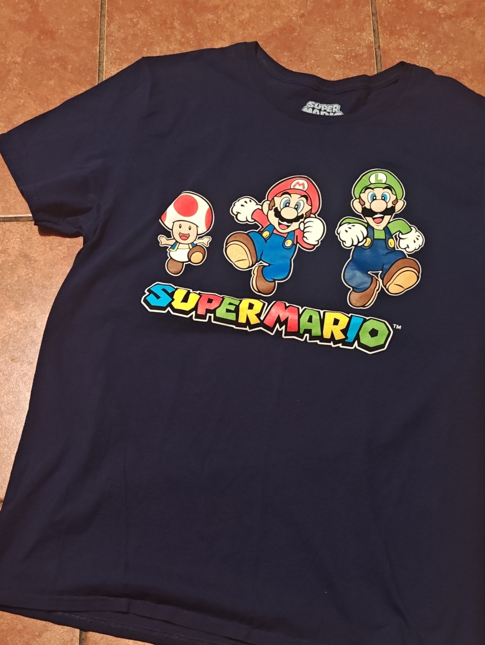 Nintendo Navy Blue Graphic T-Shirt - Official Characters